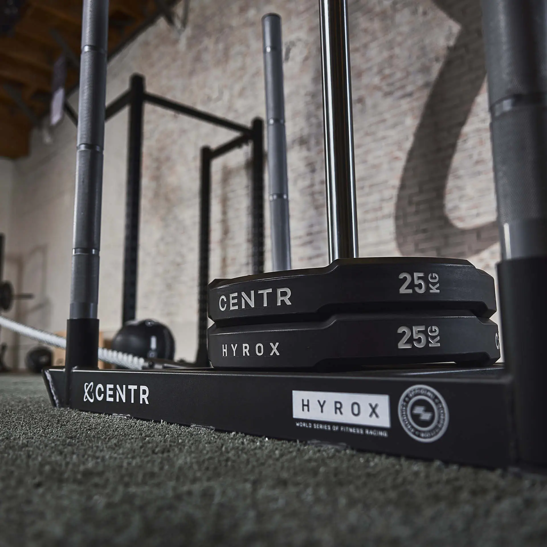 CENTR x HYROX Competition Interlocking Bumper Plate - 25 kg secondary view